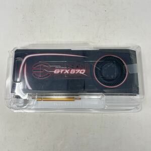 EVGA NVIDIA GeForce GTX 570 1.25 GB GDDR5 PCI Express 2.0 x16 GPU UNTESTED AS IS